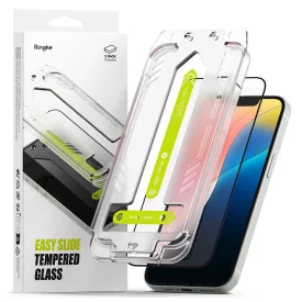   iPhone 13 / 13 Pro / 14 / 16e / 17e Kijelzővédő Üvegfólia - Ringke Easy Slide x 2 db
