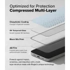 iPhone 13 / 13 Pro / 14 / 16e / 17e Kijelzővédő Üvegfólia - Ringke Easy Slide x 2 db