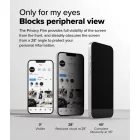 iPhone 13 / 13 Pro / 14 / 16e / 17e Kijelzővédő Üvegfólia - Ringke Easy Slide Privacy x 2 db