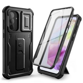 Samsung Galaxy A36 5G Tok - Tech-Protect Kevlar Cam+ - Fekete   Samsung Galaxy A36 5G Tok - Tech-Protect Kevlar Cam+ - Fekete