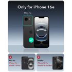 iPhone 16e / 17e Tok - ESR Classic Hybrid Halolock - Átlátszó-Fekete