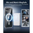 iPhone 16e / 17e Tok - ESR Classic Hybrid Halolock - Áttetsző-Fekete