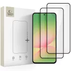 Samsung Galaxy A36 / A56 5G Kijelzővédő Üvegfólia - Tech-Protect Glass Fit+ - Fekete x 2 db