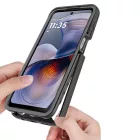 Motorola Moto G15 / G15 Power / G05 / E15 Tok - Tech-Protect Defense - Fekete