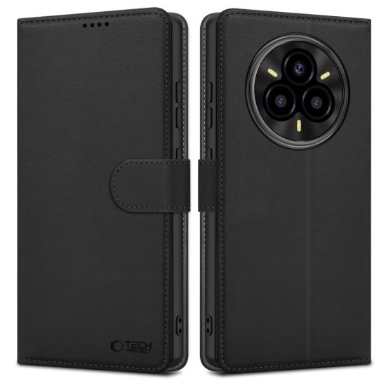 Realme 14 Pro 5G Tok - Tech-Protect Wallet - Fekete