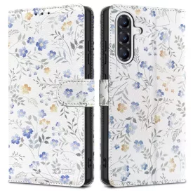   Samsung Galaxy A36 5G Tok - Tech-Protect Wallet - Fehér-Virágos