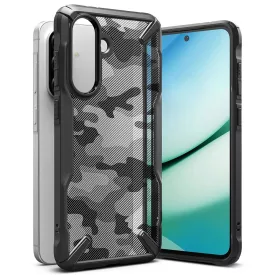   Samsung Galaxy A36 / A56 5G Tok - Ringke Fusion X - Fekete Camo