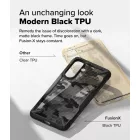 Samsung Galaxy A36 / A56 5G Tok - Ringke Fusion X - Fekete Camo