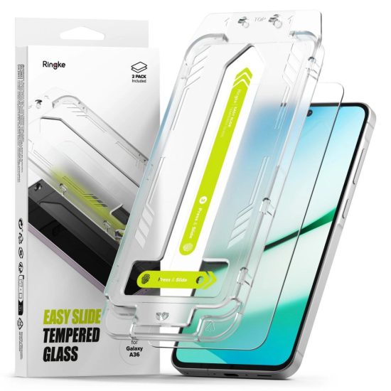 Samsung Galaxy A36 5G Kijelzővédő Üvegfólia - Ringke Easy Slide x 2 db