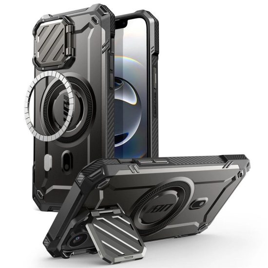 iPhone 16e Tok - Supcase Unicorn Beetle XT MagSafe - Fekete