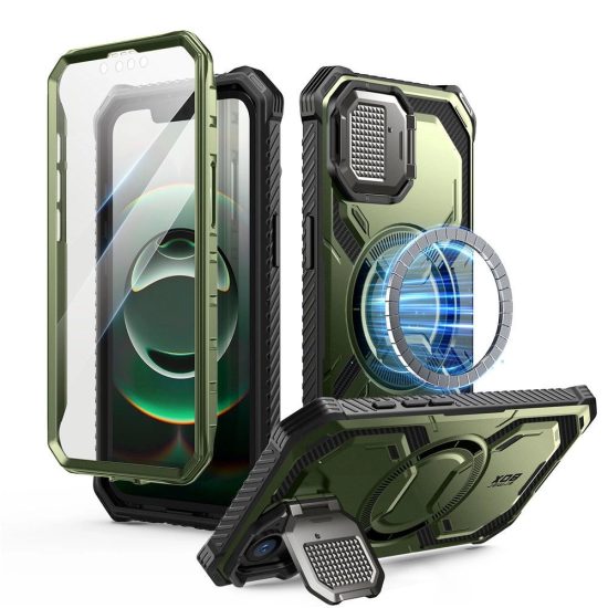 iPhone 16e Tok - Supcase i-Blason Armorbox MagSafe - Olíva