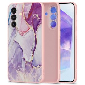 Samsung Galaxy A56 5G Tok - Tech-Protect Icon - Márvány Samsung Galaxy A56 5G Tok - Tech-Protect Icon - Márvány