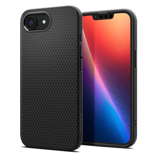 iPhone 16e / 17e Tok - Spigen Liquid Air MagFit - Fekete