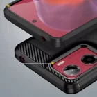 Motorola Moto G05 / E15 Tok - Tech-Protect TPUCarbon - Fekete