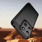Motorola Moto G15 / G15 Power Tok - Tech-Protect TPUCarbon - Fekete