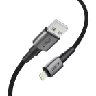 Tech-Protect Ultraboost DNA USB-A - Lightning Kábel - 0.25m 2.4A 12W - Szürke