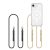 iPhone 16e Tok - Tech-Protect FlexAir Chain MagSafe - Fekete + Bézs