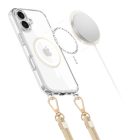 iPhone 16e / 17e Tok - Tech-Protect FlexAir Chain MagSafe - Fekete + Bézs