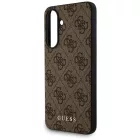 Samsung Galaxy A36 Tok - Guess 4G Metal Gold Logo - Barna