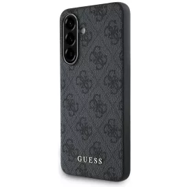 Samsung Galaxy A36 Tok - Guess 4G Metal Gold Logo - Fekete