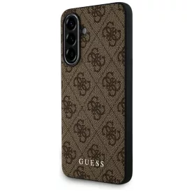 Samsung Galaxy A56 Tok - Guess 4G Metal Gold Logo - Barna