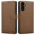 Samsung Galaxy A56 5G Tok - Tech-Protect Wallet - Barna