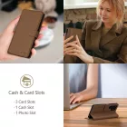 Samsung Galaxy A56 5G Tok - Tech-Protect Wallet - Barna