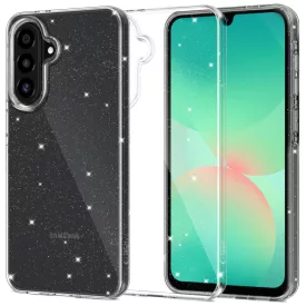   Samsung Galaxy A26 5G Tok - Tech-Protect FlexAir - Átlátszó-Csillogó