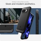 Google Pixel 9A Tok - Spigen Rugged Armor MagFit - Fekete