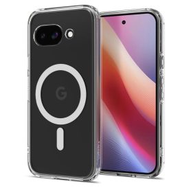   Google Pixel 9A Tok - Spigen Ultra Hybrid MagFit - Átlátszó-Fehér
