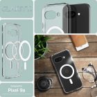 Google Pixel 9A Tok - Spigen Ultra Hybrid MagFit - Átlátszó-Fehér