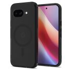 Google Pixel 9A Tok - Spigen Ultra Hybrid MagFit - Áttetsző-Fekete
