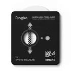 iPhone 16e / 17e Lencsevédő - Ringke Camera Lens Frame Glass x 2 db - Fekete