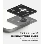 iPhone 16e / 17e Lencsevédő - Ringke Camera Lens Frame Glass x 2 db - Fekete