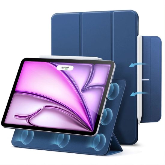 iPad Pro 12.9" (2022/2021/2020) / Air 13" (2024-2025) Tok - ESR Rebound Magnetic - Kék
