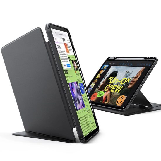 iPad Air 13" (2024-2025) Tok - ESR Flip Hybrid Case - Fekete