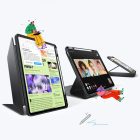 iPad Air 13" (2024-2025) Tok - ESR Flip Hybrid Case - Fekete