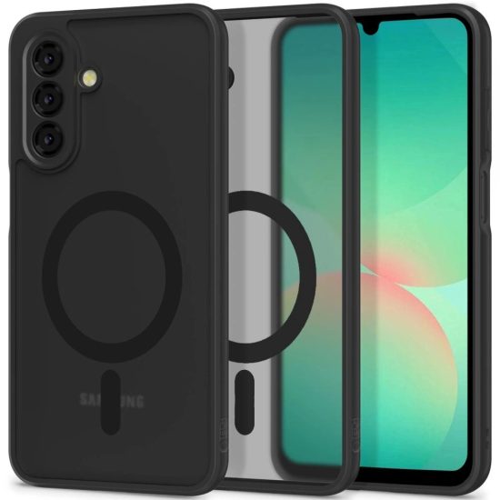 Samsung Galaxy A26 5G Tok - Tech-Protect MagMat MagSafe - Matt Fekete