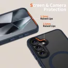 Samsung Galaxy S25 Tok - Tech-Protect MagMat MagSafe - Átlátszó-Kék