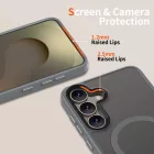 Samsung Galaxy S25 Tok - Tech-Protect MagMat MagSafe - Átlátszó-Szürke