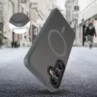Samsung Galaxy S25 Tok - Tech-Protect MagMat MagSafe - Átlátszó-Szürke
