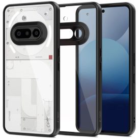 Nothing Phone 3A Tok - Tech-Protect MagMat - Átlátszó-Fekete   Nothing Phone 3A Tok - Tech-Protect MagMat - Átlátszó-Fekete