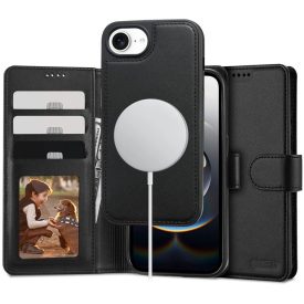 iPhone 16e Tok - Tech-Protect Wallet MagSafe - Fekete iPhone 16e Tok - Tech-Protect Wallet MagSafe - Fekete