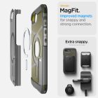 iPhone 16e / 17e Tok - Spigen Tough Armor AI MagFit - Frost Black