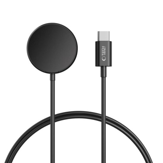 Tech-Protect MC03 UltraBoost Samsung Galaxy Watch Indukciós Töltő - USB-C 100cm - Fekete