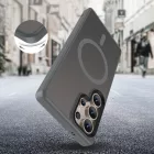 Samsung Galaxy S25 Ultra Tok - Tech-Protect MagMat MagSafe - Átlátszó-Szürke