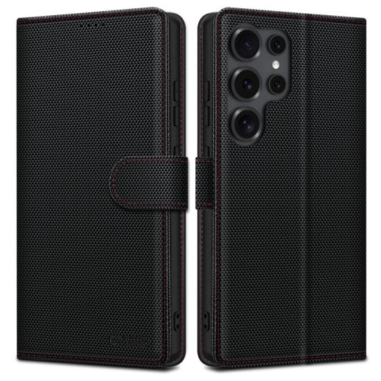 Samsung Galaxy S25 Ultra Tok - Tech-Protect Wallet RS - Fekete