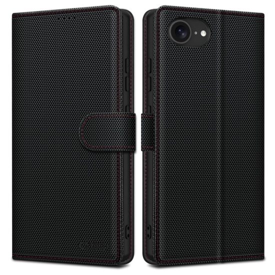 iPhone 16e Tok - Tech-Protect Wallet RS - Fekete