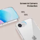 Nothing Phone 3A Pro Tok - Tech-Protect FlexAir Hybrid - Átlátszó