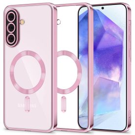Samsung Galaxy A56 5G Tok - Tech-Protect MagFlex MagSafe - Pink   Samsung Galaxy A56 5G Tok - Tech-Protect MagFlex MagSafe - Pink